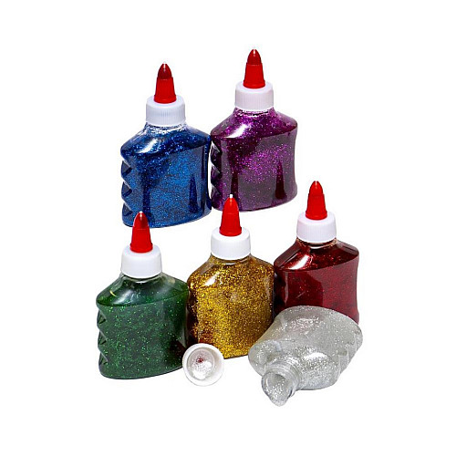 Клей с блестками COLOR-IT 900SP баночки 90мл 6цветов
