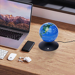 Левитуючий глобус Levitating globe 6" 16 см Синій (LPG6001GLBV2)