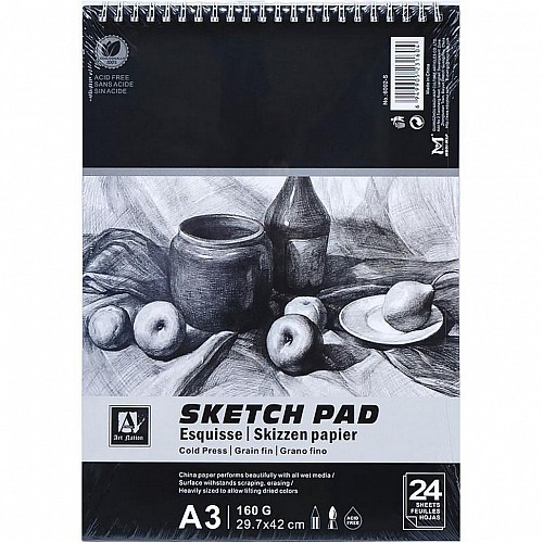 Альбом "Sketch Pad" Bambi 6002-S А3 24 листа 160 г/м²