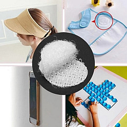 Липучки кружки самоклеючі застібки 10 мм 1000 шт White N