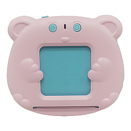 Карманная азбука Монтессори "Мишка" Bambi 1715 56 карточек в коробке Розовый