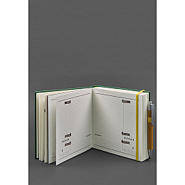 Кук-бук для запису рецептів Книга кулінарних секретів у зеленій обкладинці BlankNote