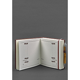 Кук-бук для запису рецептів Книга кулінарних секретів в бордовій обкладинці BlankNote