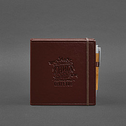 Кук-бук для запису рецептів Книга кулінарних секретів в бордовій обкладинці BlankNote