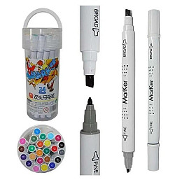 Фломастери-кисті 24 шт HOME WW00045