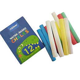 Багатофункціональний мелок-олівець з пальмової олії Mideer Динозавр 12 штук, 5 кольорів (СТ 4192)