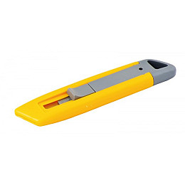 Нож трапеция пластиковый безопасное лезвие MASTERTOOL GM (17-0301)