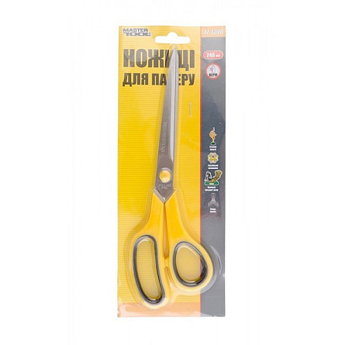 Ножницы для бумаги 240 мм MASTERTOOL GM (17-1240)