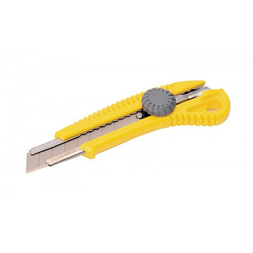 Нож 18 мм ABS пластик с металлической направляющей винтовой замок MASTERTOOL GM (17-0328)