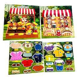 Альбом на липучках Lipoland Азбука фінансиста 21x21 см (LP1219SQ)