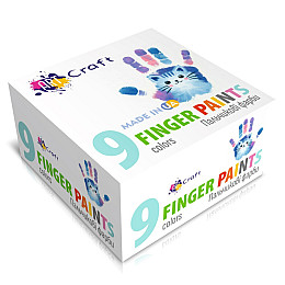 Набор пальчиковых красок Art Craft 5024-AC 9 цветов по 20 мл