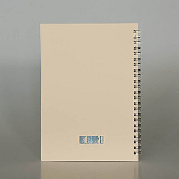 Скетчбук "Воплощай свои мечты" Kiri sketch 13103-KR с кремовыми листами А5 на спирали