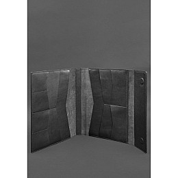 Кожаная папка для документов BlankNote А4 Черная