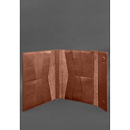 Кожаная папка для документов BlankNote А4 Светло-коричневая