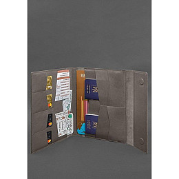 Кожаная папка для документов BlankNote А4 Темно-бежевая