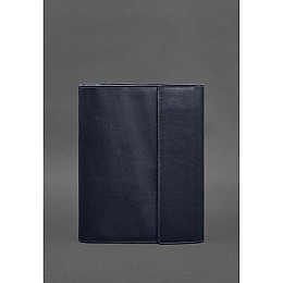 Кожаная папка для документов BlankNote А4 Темно-синяя