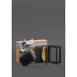 Набір шкіряних аксесуарів BlankNote AUTO 2.0 Чорний