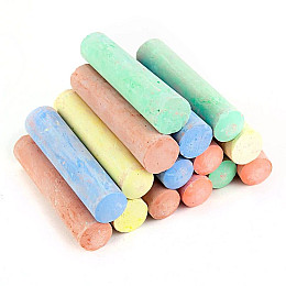 Набор мел для рисования Color chalk jumbo 15 шт KITE (HK24-074)