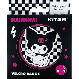 Бейдж на липучке Sanrio Куроми 7,5 см KITE (HK24-3011-1)