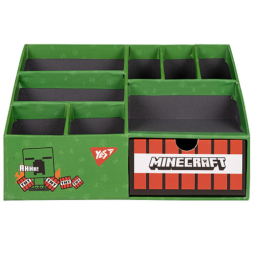 Органайзер настольний YES Minecraft 8 відділень картон (708221)