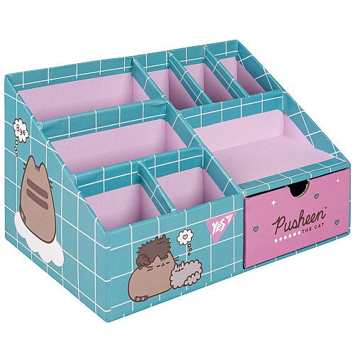 Органайзер настольний YES Pusheen 8 відділень картон (708222)