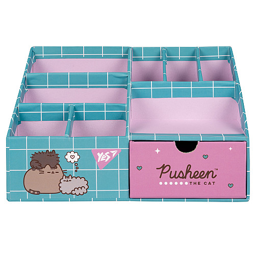 Органайзер настольний YES Pusheen 8 відділень картон (708222)