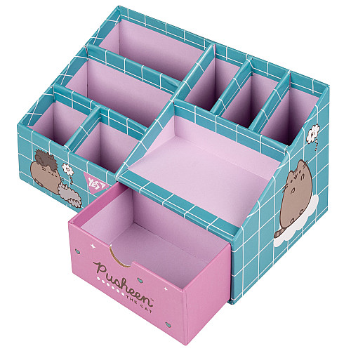 Органайзер настольний YES Pusheen 8 відділень картон (708222)
