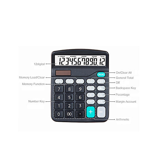 Настільний електронний калькулятор Keenly KK-837-12