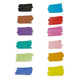 Фломастери YES 12 кольорів Line Friends гліттер (650559)