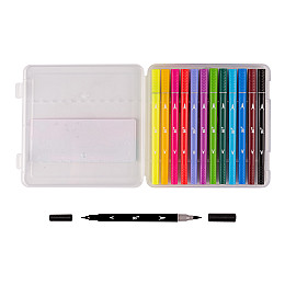 Фломастери двосторонні YES 12 кольорів Pusheen (650561)