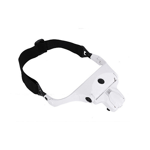 Очки-лупа бинокулярные 9892B2C Magnifier c LED подсветкой для ремонта ( 9892B2)