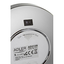 Зеркало косметическое Adler AD 2159 15 см Хром
