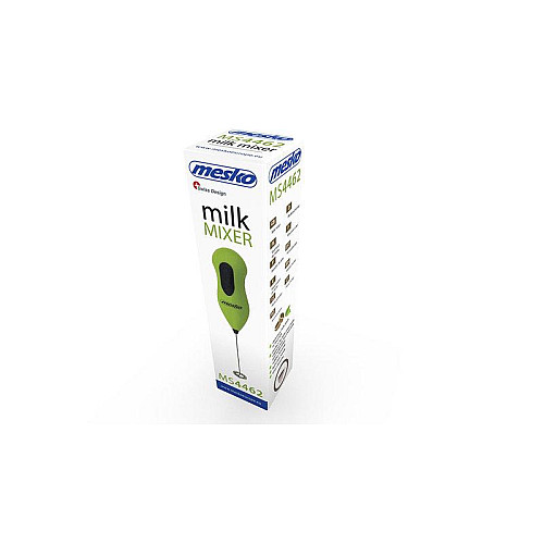 Миксер для молока пеновзбиватель Mesko MS 4462 Green 21x4.5x4 см Зеленый