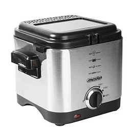Фритюрница Mesko MS 4910 1.5 л Серебристый (008323)