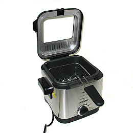 Фритюрница Mesko MS 4910 1.5 л Серебристый (008323)