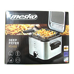 Фритюрница Mesko MS 4910 1.5 л Серебристый (008323)