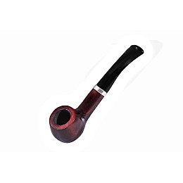Курительная трубка B&B 1 x 1.3 Черная с коричневым (BB029)