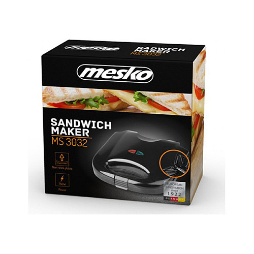 Бутербродница Mesko MS 3032 Черный (008701)