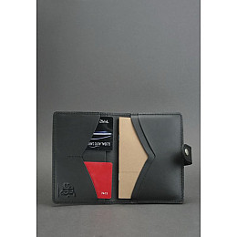 Кожаная обложка для паспорта BlankNote 3.0 Черная (BN-OP-3-g)