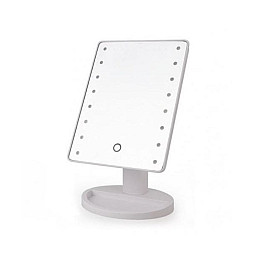 Настольное зеркало с подсветкой 16 LED Mirror Белый