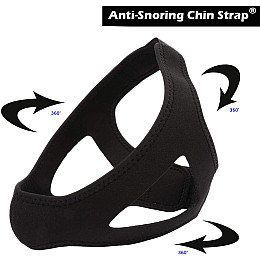 Повязка на голову ANNEK лечение от храпа Черный (AN1049)