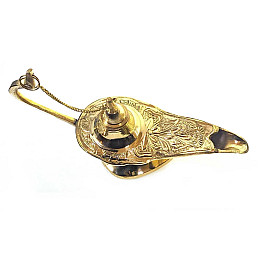 Лампа Алладіна бронзова None 18х11,5х6 см Золотиста (DN24754)