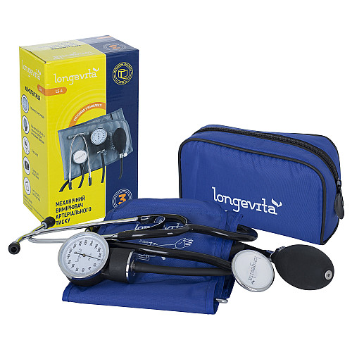 Механический измеритель давления Longevita LS-4 (стетоскоп в комплекте) (5929741)