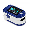 Пульсоксиметр Fingertip Pulse Oximeter 1 шт Синій (0224)