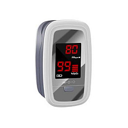 Пульсоксиметр напалечний Heal Force CMS50DL LED 1шт Сірий (0225)