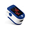 Пульсоксиметр Heal Force Fingertip Pulse Oximeter Синий + многоразовая черная маска в подарок (0227)