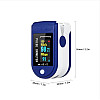 Пульсоксиметр Fingertip Pulse Oximeter LK-88 1 шт Cине-белый (0274)