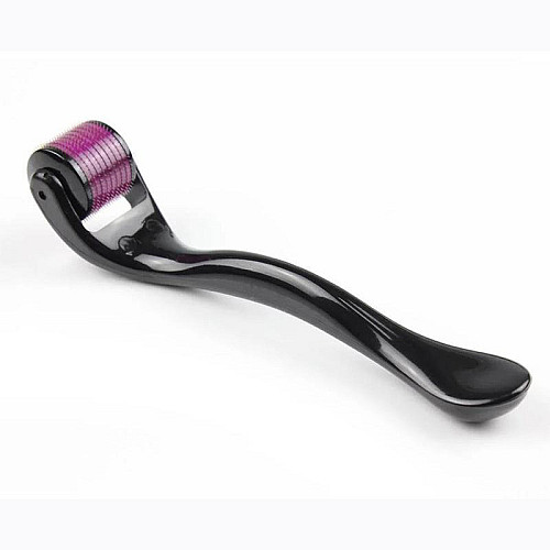 Мезороллер для шкіри DERMA ROLLER 540 голок 0.5 mm Black (kz033-hbr)