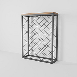 Стеллаж винний GoodsMetall в стилі Лофт 750х600х200 СТЖ208