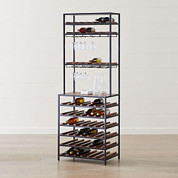 Стеллаж винний GoodsMetall в стилі Лофт 180х600х300 СТЖ209